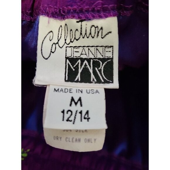 VTG Purple Floral Maxi Skirt - Picture 8 of 8